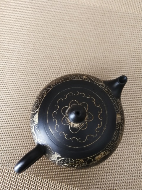 古玩雜項刷金圓珠壺拍賣,當前價格1280元