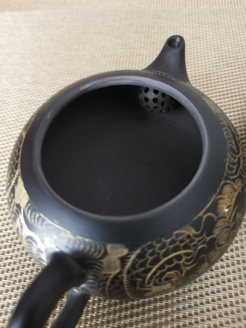 古玩雜項刷金圓珠壺拍賣,當前價格1280元