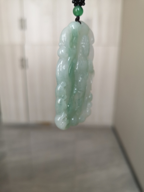 古玩玉器翡翠觀音拍賣,當前價格888元