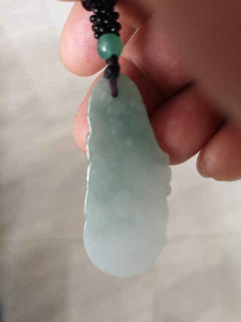 古玩玉器翡翠觀音拍賣，當前價格260元
