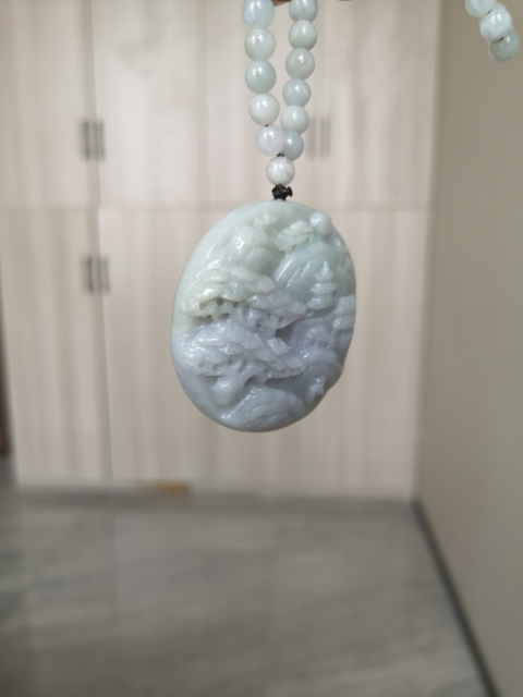 古玩玉器山水圓牌拍賣，當前價格850元