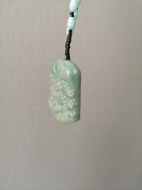 古玩玉器翡翠牌拍賣，當前價格220元