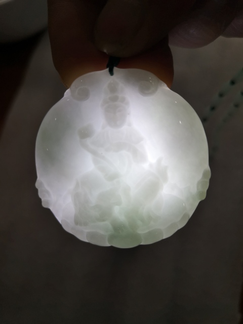 古玩玉器文殊菩薩拍賣,當前價格580元