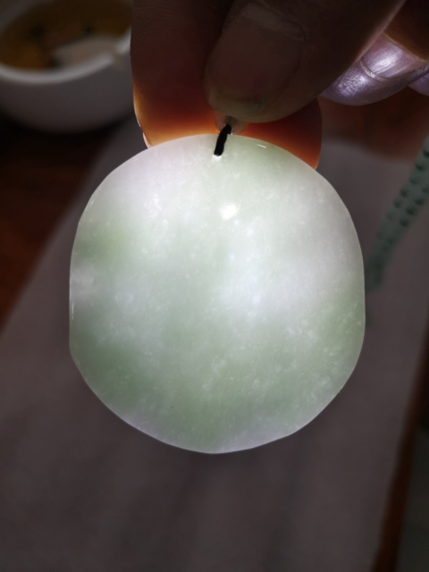 古玩玉器童子拜觀音牌拍賣，當前價格580元