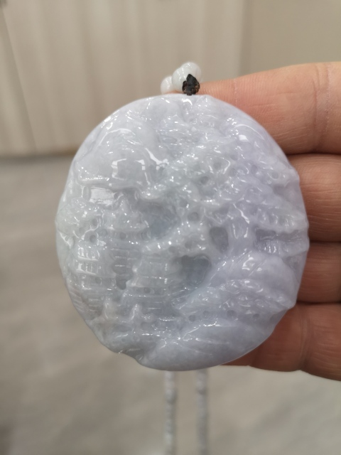 古玩玉器翡翠山水牌拍賣,當(dāng)前價(jià)格780元