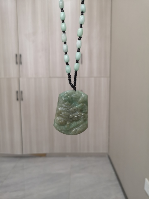 古玩玉器翡翠牌拍賣，當前價格220元