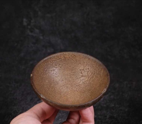 古玩陶瓷3南宋建窯龜背束口盞拍賣，當前價格1999元