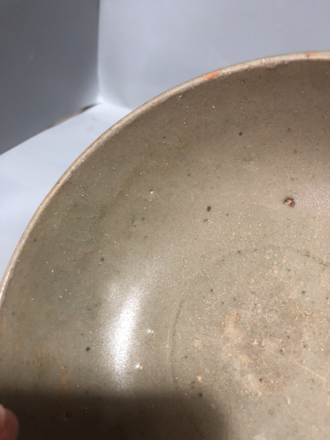 古玩陶瓷元代龍泉窯青釉碗拍賣，當前價格999元