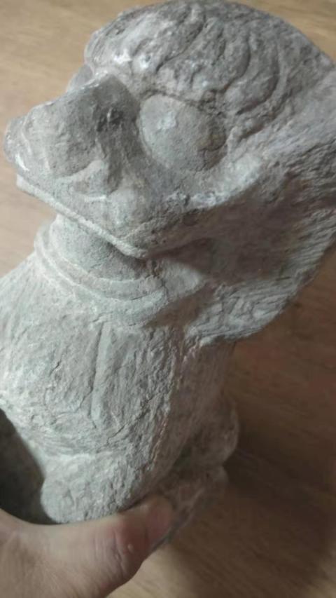 古玩雜項石獅拍賣，當前價格1388元