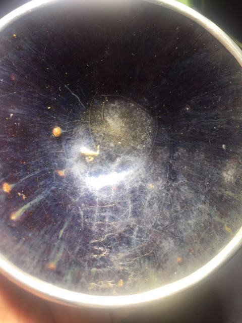 古玩陶瓷【翰林】【稀有品種】建窯紫金釉藍毫束口盞拍賣，當前價格1999元