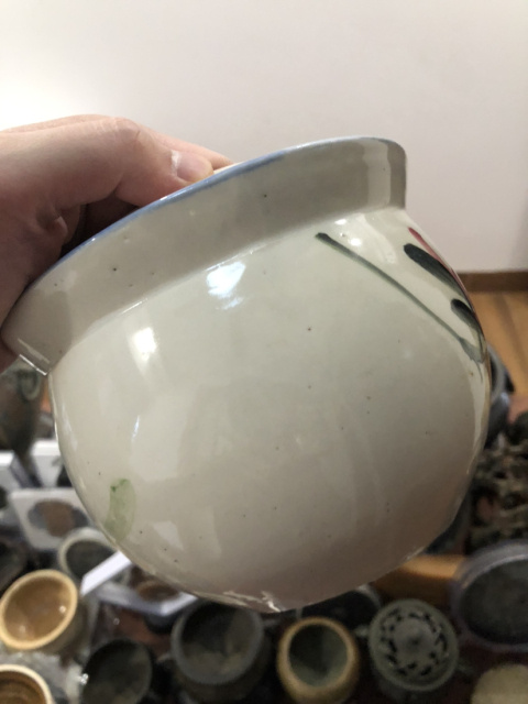 古玩陶瓷花卉紋彩繪蓋罐（超精品）拍賣，當前價格399元
