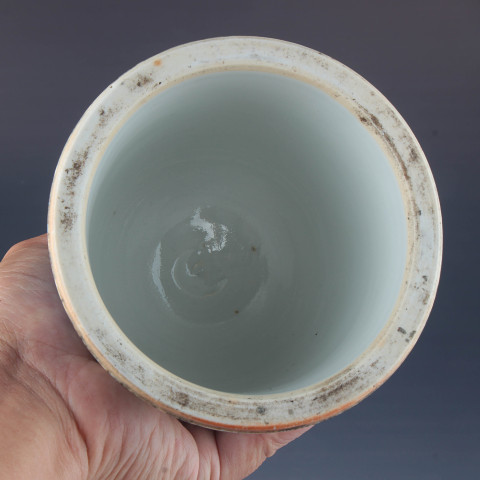 古玩陶瓷【*2386】清中期 青花江崖海水二龍戲珠油燈拍賣,當(dāng)前價格15000元