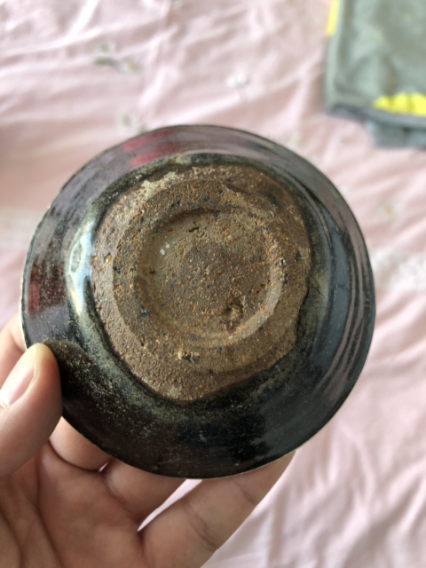 古玩陶瓷黑釉建窯盞拍賣，當前價格999元