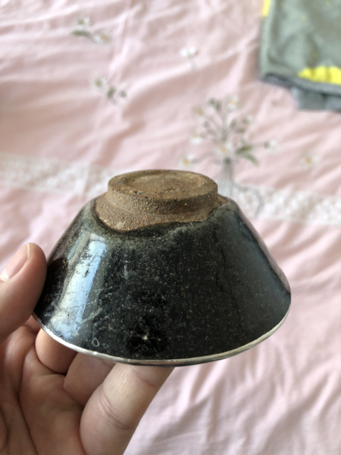 古玩陶瓷黑釉建窯盞拍賣，當前價格999元