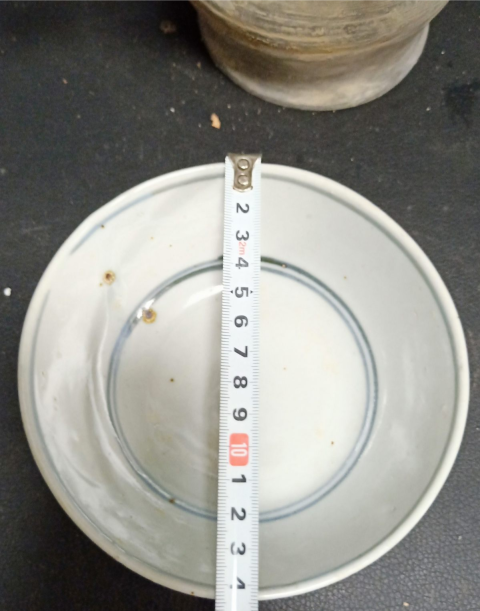 古玩陶瓷（清早期）青花龍紋碗拍賣，當前價格580元