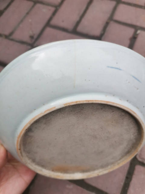 古玩陶瓷青花釉里紅魚藻紋盤拍賣,當前價格999元
