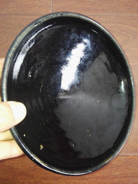 古玩陶瓷元磁州窯黑秞碗拍賣，當(dāng)前價(jià)格1080元