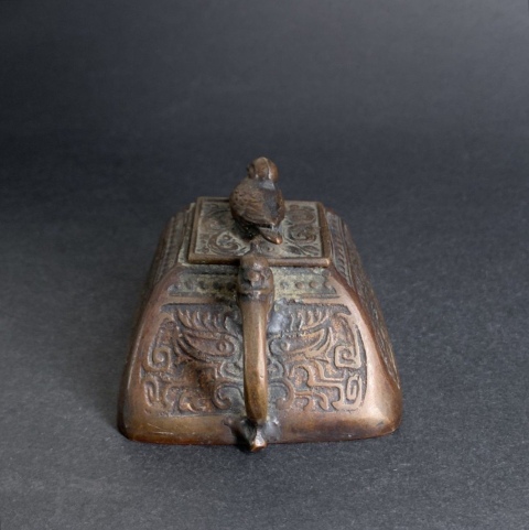 古玩雜項文房雅器銅水滴,漂亮,懂行的拍拍賣,當前價格1399元