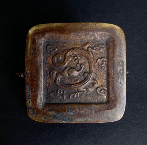 古玩雜項文房雅器銅水滴,漂亮,懂行的拍拍賣,當前價格1399元