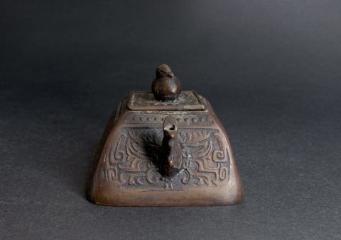 古玩雜項文房雅器銅水滴,漂亮,懂行的拍拍賣,當前價格1399元