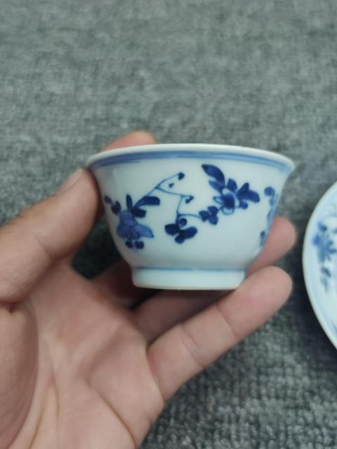 古玩陶瓷康熙康熙青花杯盤拍賣,當前價格1999元