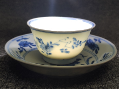 古玩陶瓷康熙康熙青花杯盤拍賣,當前價格1999元