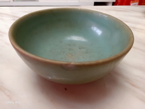 古玩陶瓷龍泉窯青釉碗拍賣，當前價格4000元