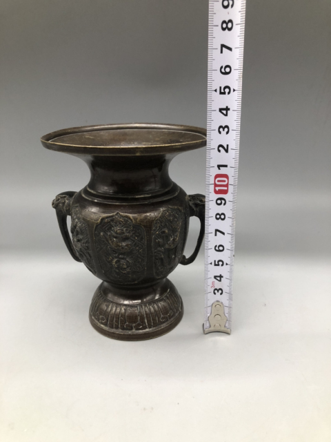 古玩陶瓷上一個世紀早期花觚拍賣,當前價格580元