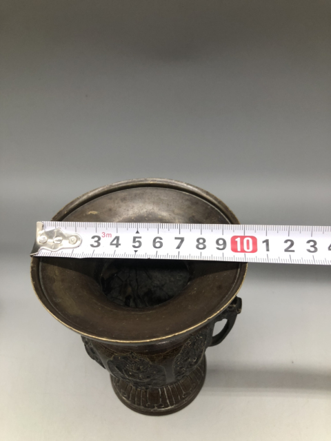 古玩陶瓷上一個世紀早期花觚拍賣,當前價格580元