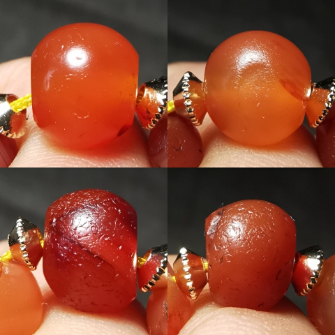 古玩玉器清代瑪瑙珠飾拍賣，當前價格999元