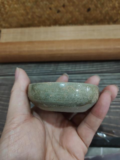 古玩陶瓷越窯 青釉臥足杯拍賣，當(dāng)前價格999元