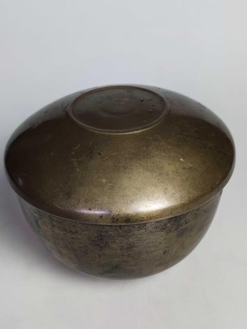 古玩陶瓷晚清帶款黃銅缽式蓋碗拍賣,當前價格1666元