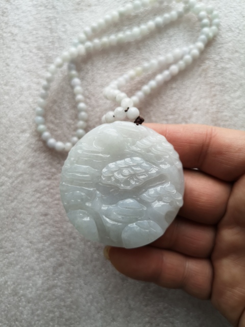 古玩玉器山水風(fēng)景牌拍賣，當(dāng)前價(jià)格980元