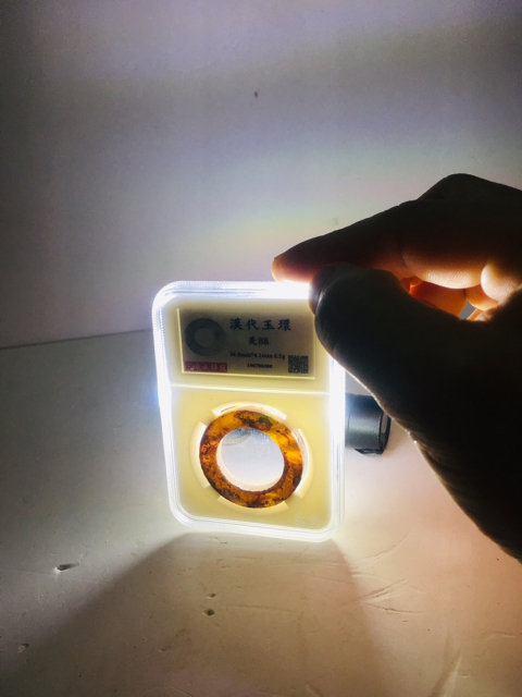 古玩錢幣漢代玉環拍賣，當前價格999元