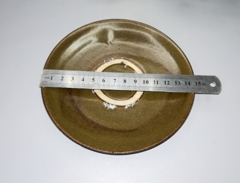 古玩陶瓷元明磁州窯茶葉末釉盤拍賣,當(dāng)前價(jià)格999元