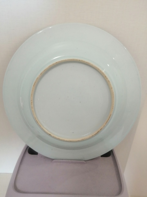 古玩陶瓷清代折枝花卉紋青花盤拍賣,當前價格1999元