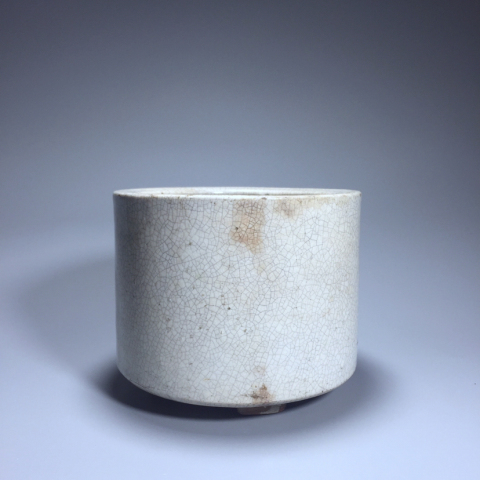 古玩陶瓷晚清·哥釉筒爐【大】拍賣，當前價格1999元