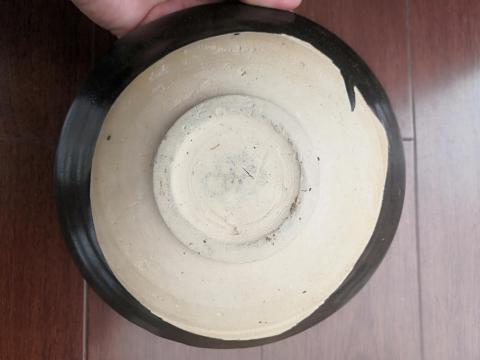 古玩陶瓷金元磁州窯黑釉碗拍賣，當前價格1999元