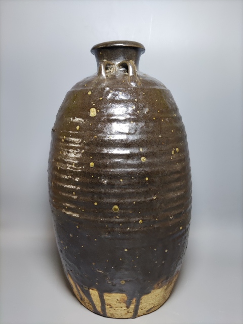 古玩陶瓷磁州窯系弦紋雙系梅瓶拍賣(mài)，當(dāng)前價(jià)格1999元