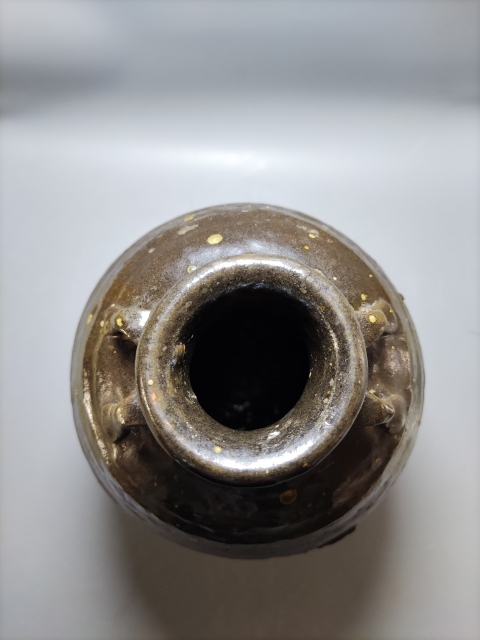 古玩陶瓷磁州窯系弦紋雙系梅瓶拍賣(mài)，當(dāng)前價(jià)格1999元