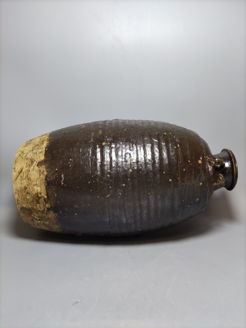 古玩陶瓷磁州窯系弦紋雙系梅瓶拍賣(mài)，當(dāng)前價(jià)格1999元