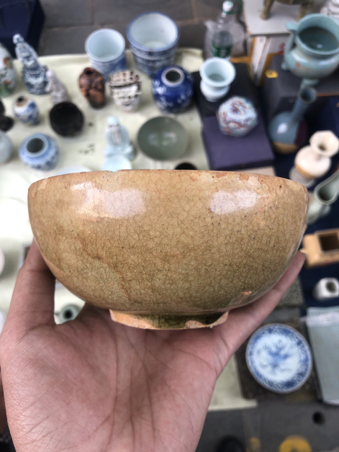 古玩陶瓷隋青碗拍賣,當前價格3800元