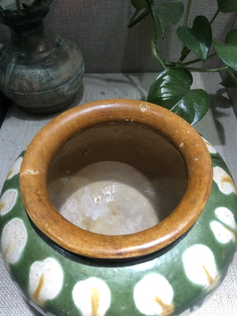 古玩陶瓷唐三彩鍑（精品）拍賣，當前價格168888元