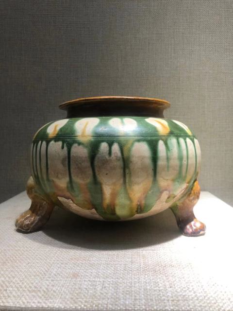 古玩陶瓷唐三彩鍑（精品）拍賣，當前價格168888元