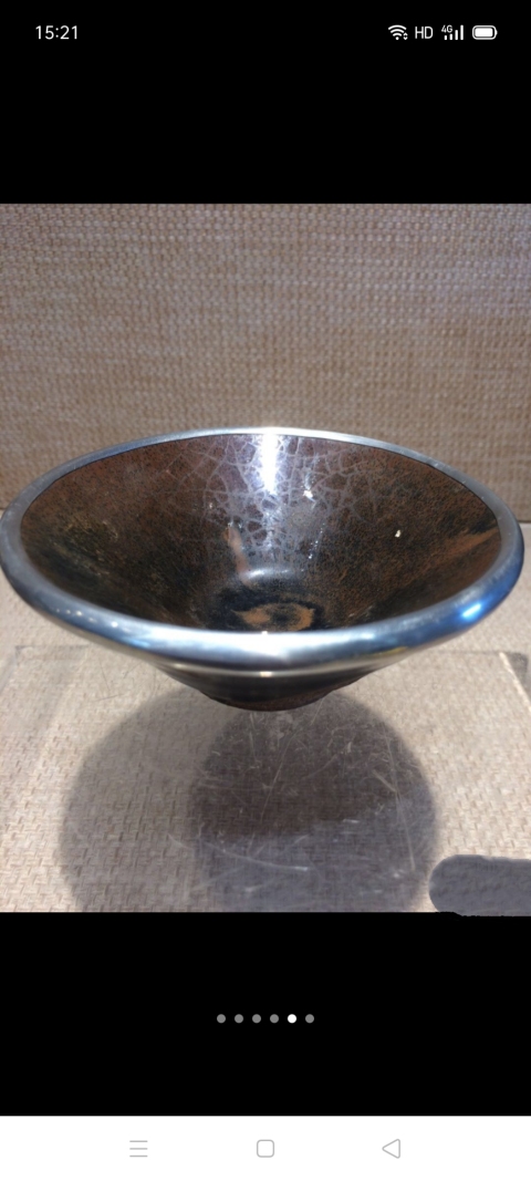 古玩陶瓷【精品】宋代建窯魚籽毫盞拍賣,當前價格1999元