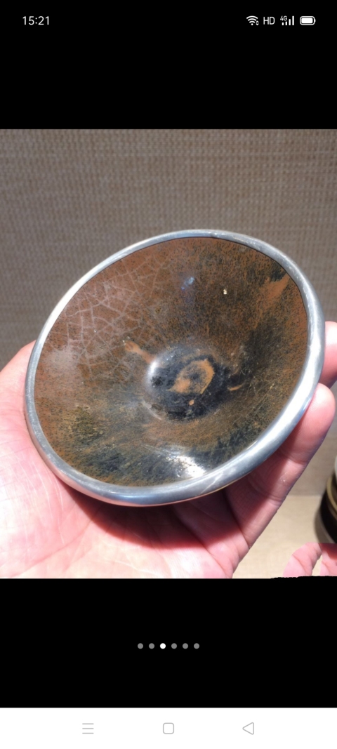 古玩陶瓷【精品】宋代建窯魚籽毫盞拍賣,當前價格1999元