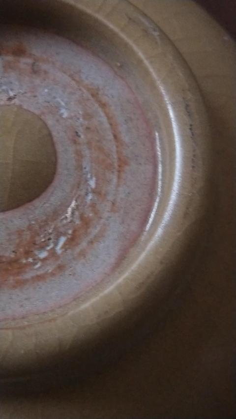 古玩陶瓷精品.元代米黃釉龍泉碗拍賣，當前價格2999元