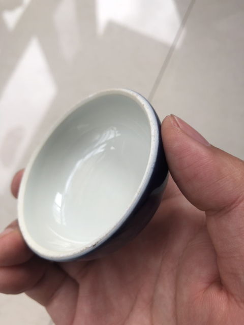 古玩陶瓷青花留白梅紋蓋罐拍賣,當前價格488元