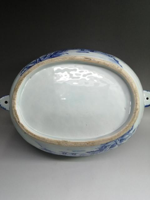 古玩陶瓷【高檔恭盒】清雍乾青花松鹿圖神龕供盒拍賣,當(dāng)前價格26600元