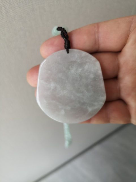 古玩玉器翡翠關公牌拍賣，當前價格680元